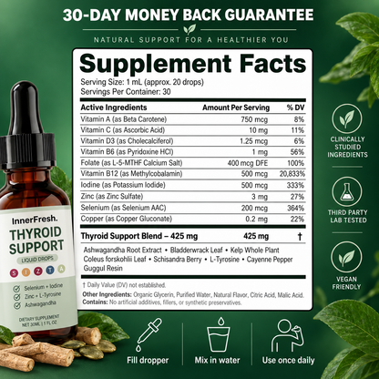 InnerFresh Thyroid Support Drops